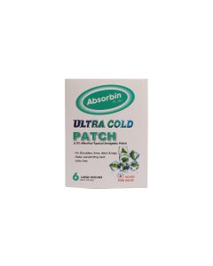 Absorbine Ultra Cold Patch 6 Pieces