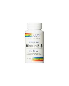 Solaray Vitamin B6 50 mg 60 Veg.Capsules