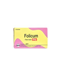 Folicum 5 mg 20 Tablets
